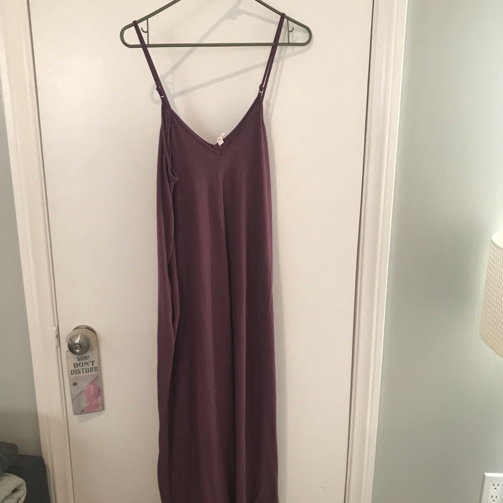 Purple dress with pockets